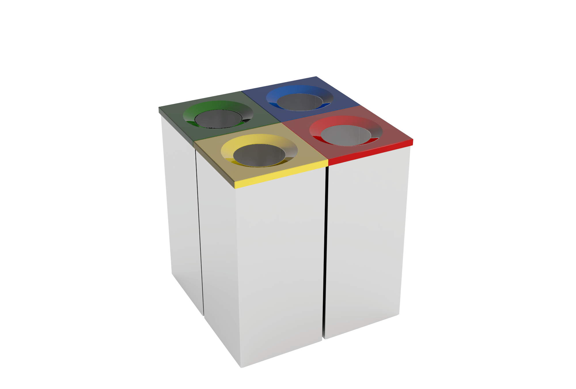 SQUARE GARBAGE BIN