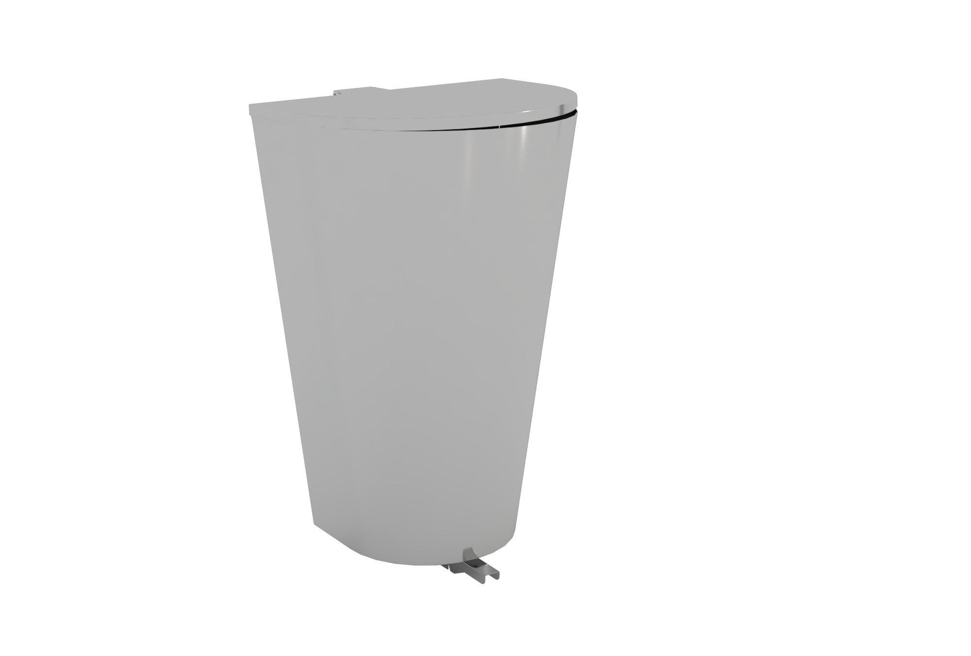 SEMICIRCULAR GARBAGE BIN
