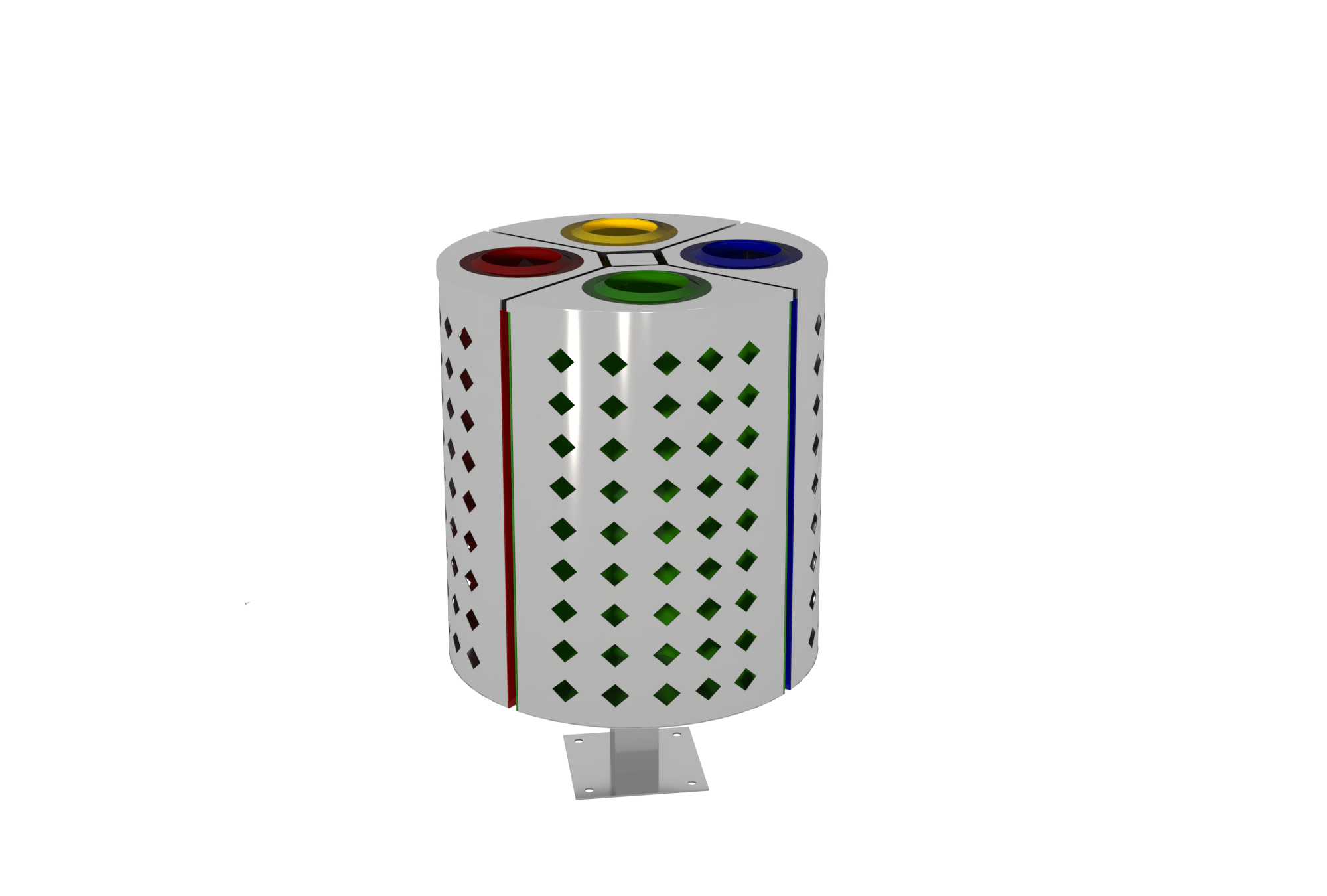 ROUND GARBAGE BIN