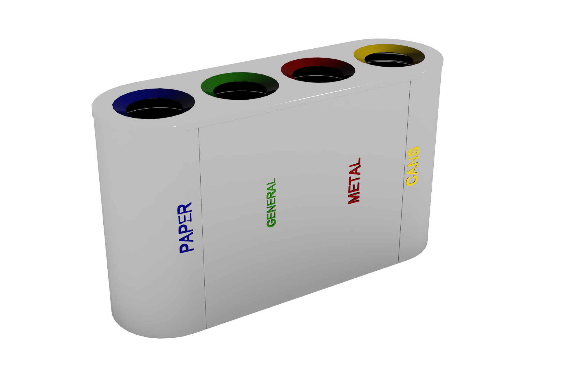 ROUND GARBAGE BIN