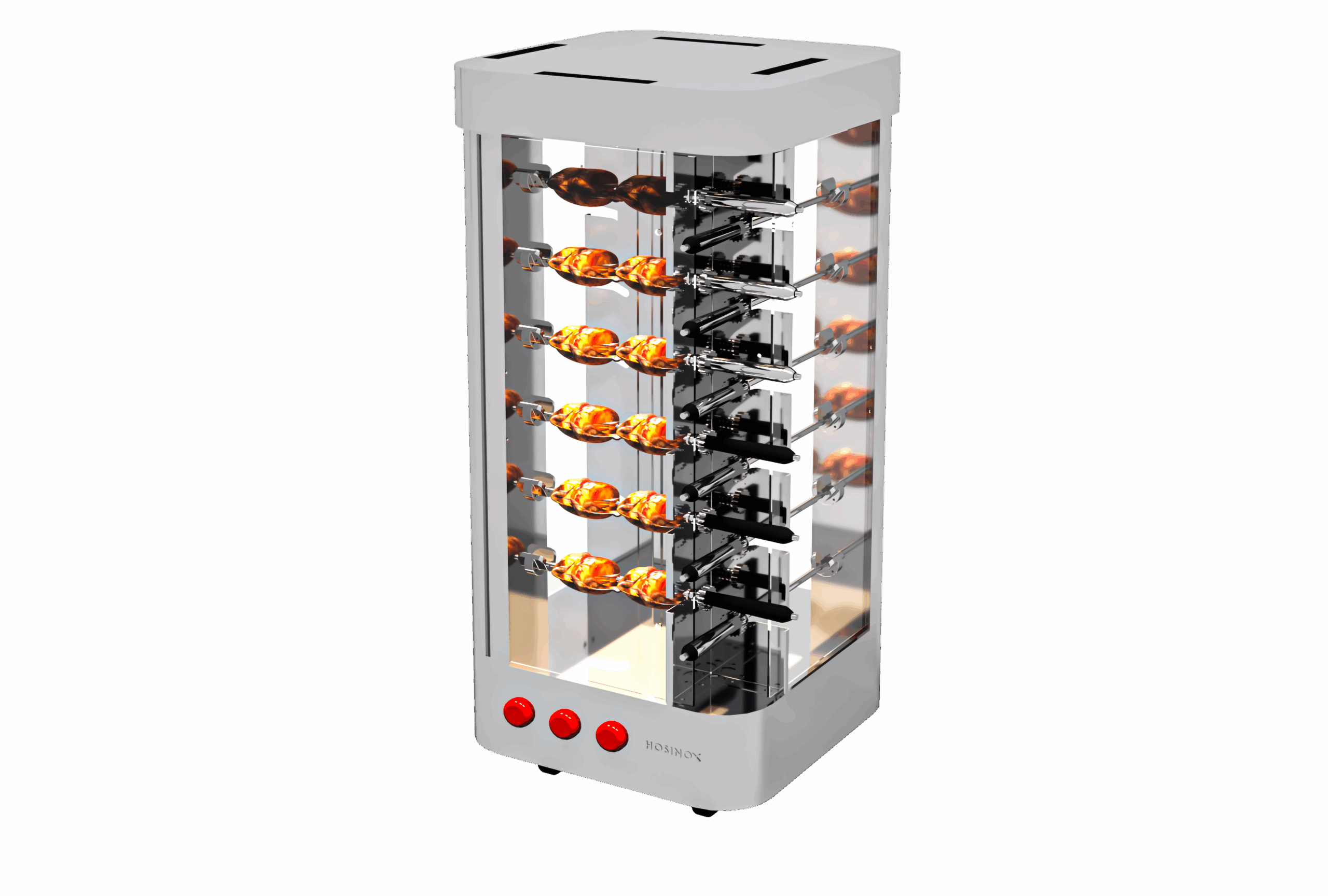 Vertical Rotisserie Chicken Grill